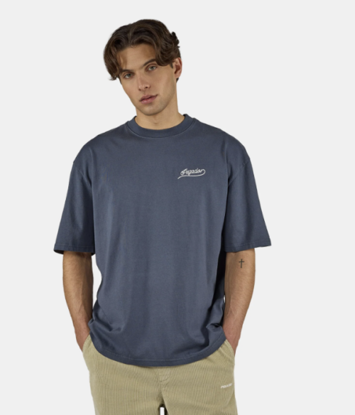Belmonte Oversized Tee Washed Twilight Blue