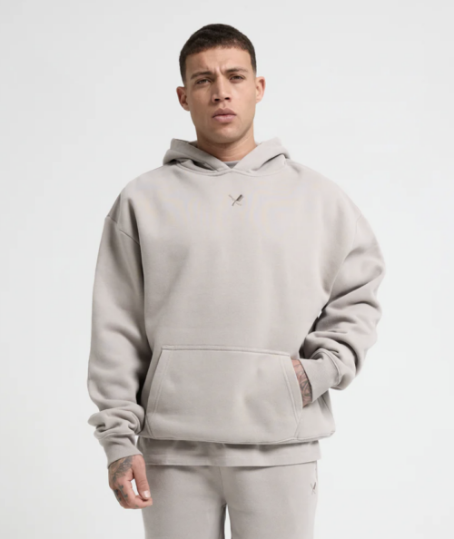 Cozy Oversized Hoodie - Crushed Rock