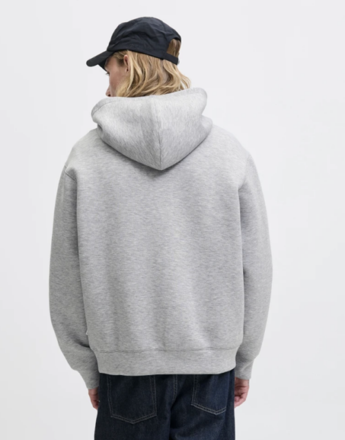 JCOCOVER SCUBA SWEAT ZIP HOOD SN - Light Grey Melange