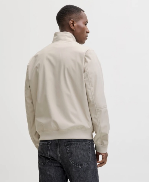 JJEPARKER SOFTSHELL BOMBER SN - Moonbeam