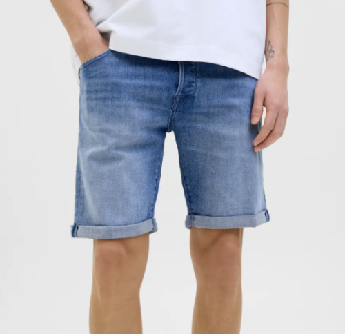 JJIRICK JJFOX SHORTS CB 310 SN - Blue Denim/AM 318