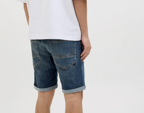 JJIRICK JJFOX SHORTS CB 310 SN - Blue Denim/AM 311