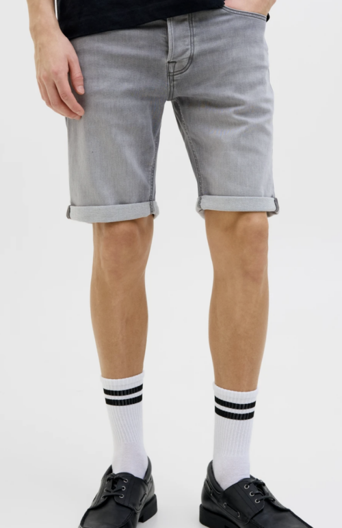 JJIRICK JJICON I.K. SHORTS GE 063 S - Grey Denim