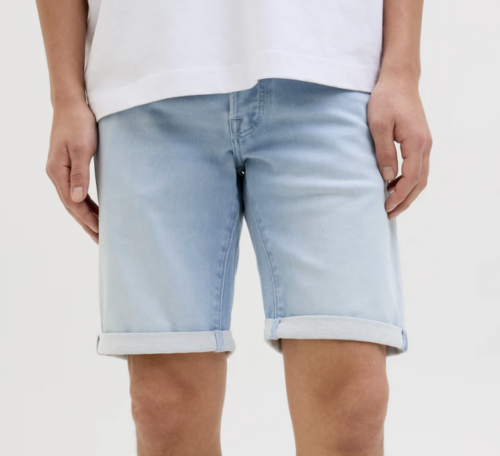 JJIRICK JJICON I.K. SHORTS GE 118 S - Blue Denim