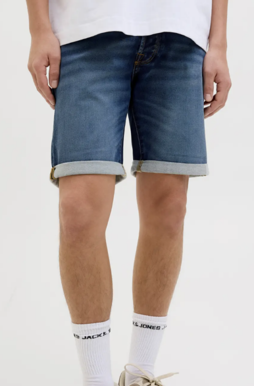 JJIRICK JJICON I.K. SHORTS GE 132 S - Blue Denim