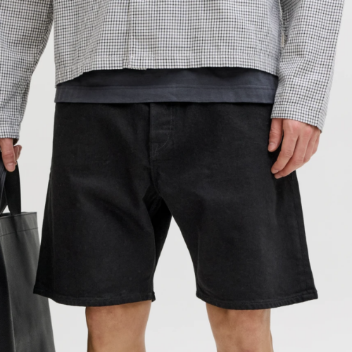 JJITONY JJORIGINAL SHORTS AM 460 SN Black - Black Denim