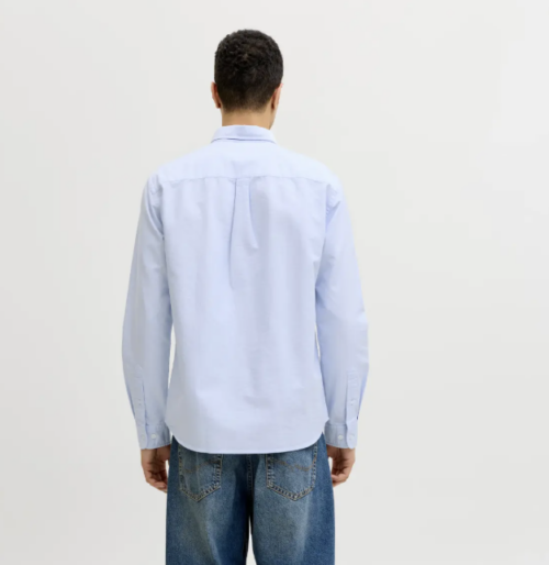 JPRBLUHARVEY OXFORD L/S SHIRT SN - Chambray Blue/REGULAR FIT