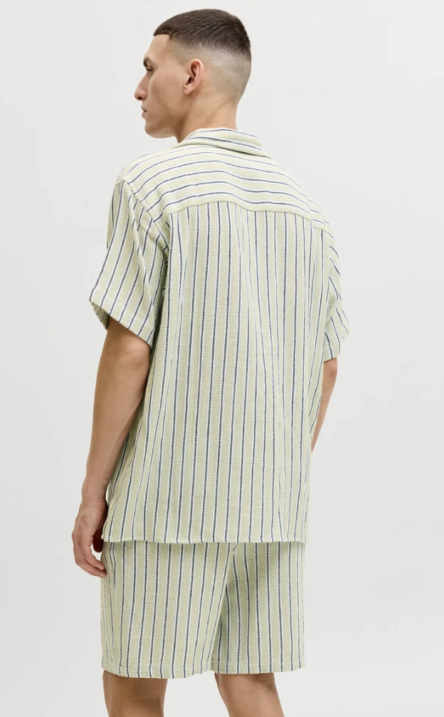 JPSTJAIDEN COBA STRIPE JOG SHORTS Tea - Tea/Stripes – Bild 3