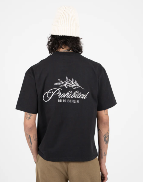 PB Leaf Tee Black