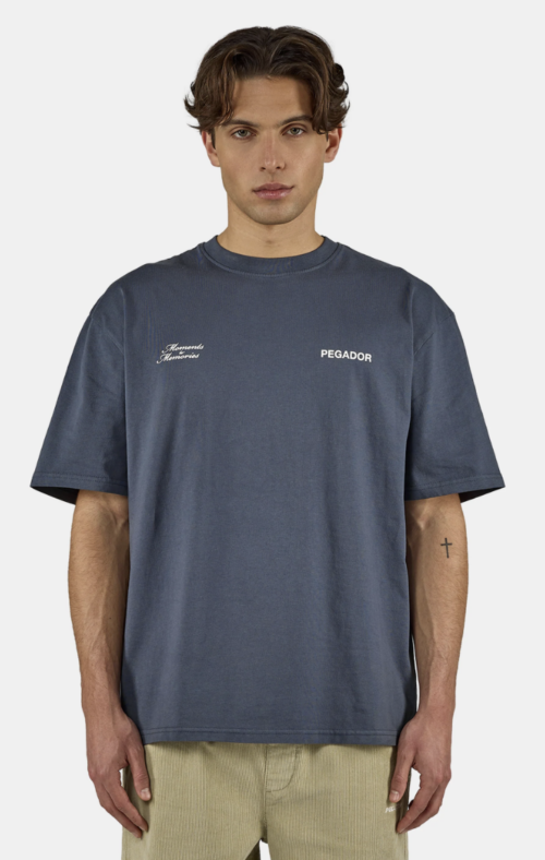 Rochefort Oversized Tee Washed Twilight Blue