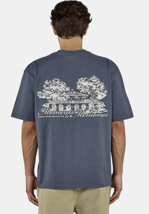 Rochefort Oversized Tee Washed Twilight Blue