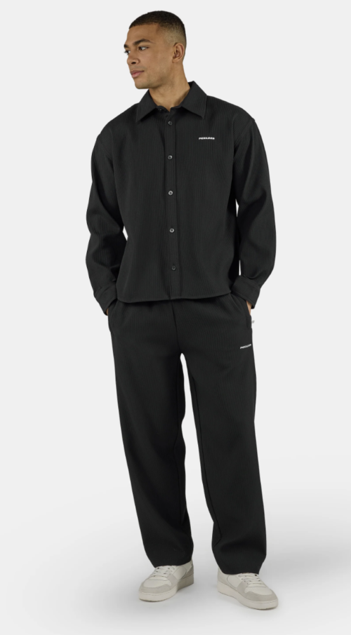 Troy Plissee Pants - Black