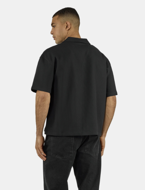 Troy Plissee Summer Shirt - Black