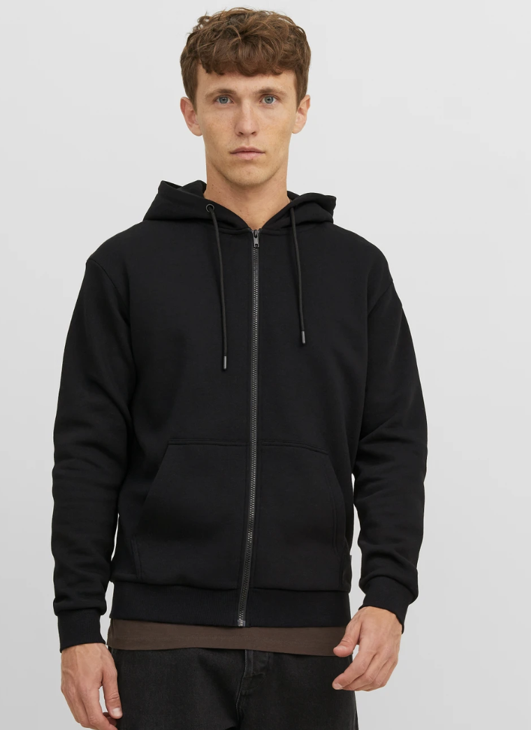JJEBRADLEY SWEAT ZIP HOOD NOOS Black