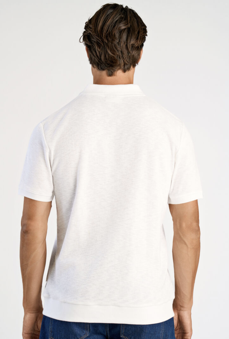 Open Collar Structure rib White – Bild 3