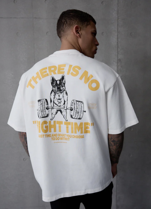 Right Time Boxy T-Shirt Whisper White