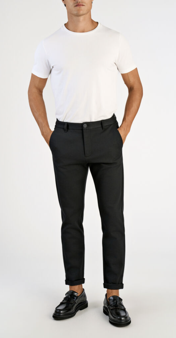 Superflex Kintted Cropped Pant Black