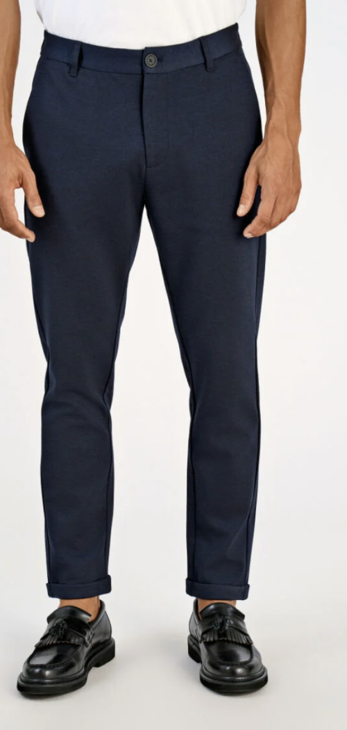Superflex Kintted Cropped Pant Navy Mix