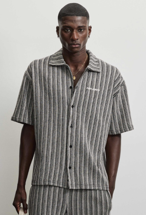 Forno Structured Shirt Black/Cream