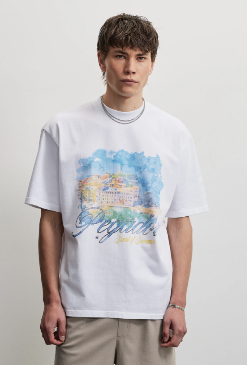 Sanji Oversized Tee White