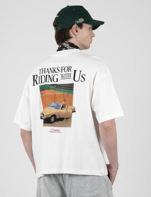 Courtside Riviera Tee Off White