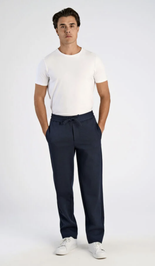Superflex releaxed fit pants navy mix