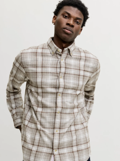 JPRBLUHARVEY CHECK L/S SHIRT