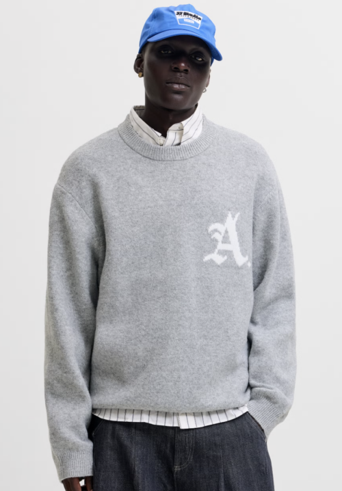 JCOLEGACY KNIT JACQUARD CREW NECK