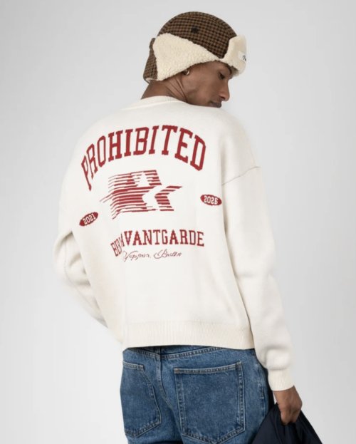 Avantgarde Knit Sweater | Cream
