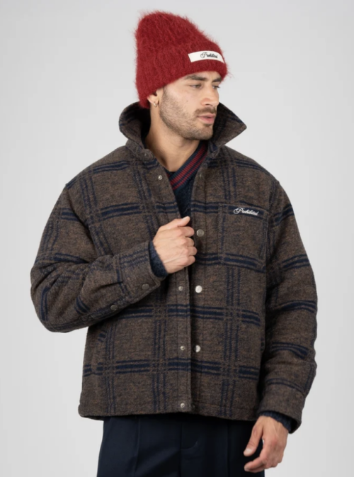 Back Again Flannel Overshirt | Brown/Blue