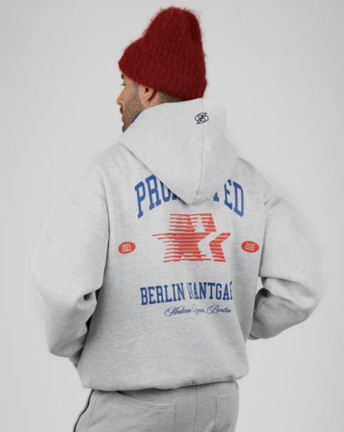 Berlin Avantgarde Hoodie | Grey Melange