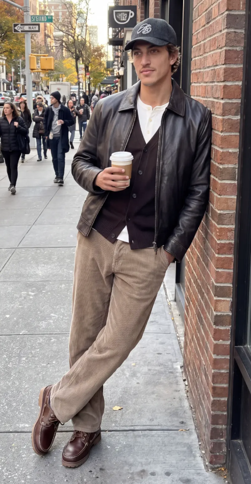 JPSTALEX ORIGINAL WASHED CORDUROY PANT COCOA