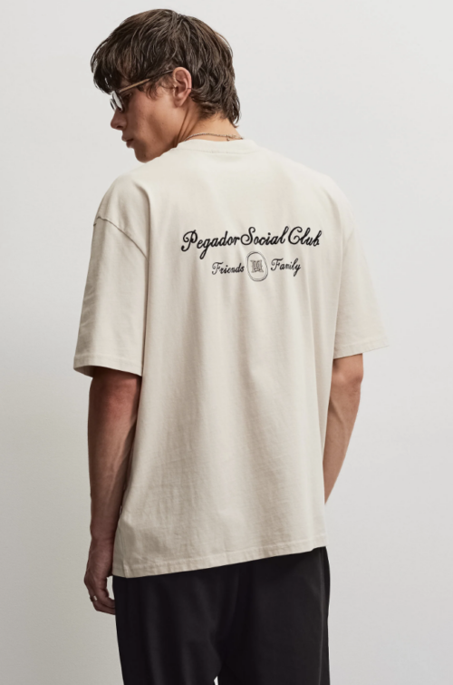 Casoli Oversized Tee Washed Cream