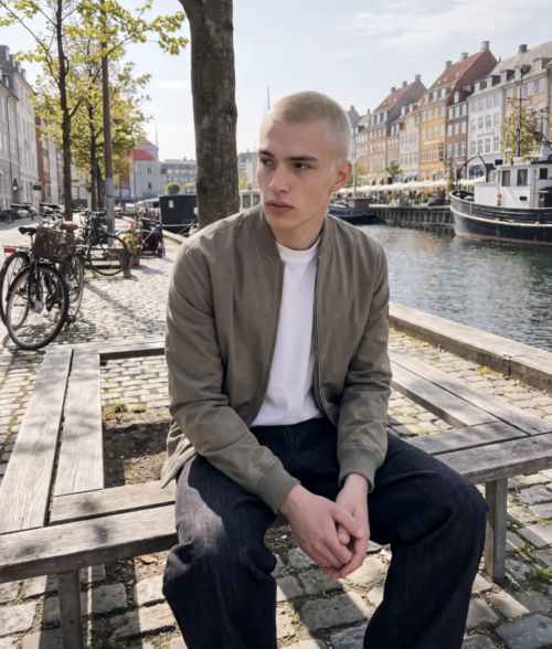 JPRBLAJOSH BOMBER JKT SMOKEY OLIVE