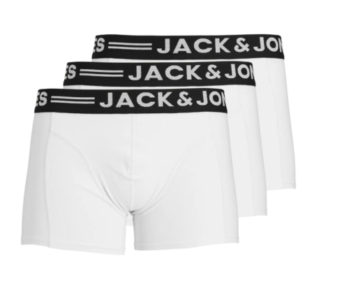 SENSE TRUNKS 3-PACK WHITE