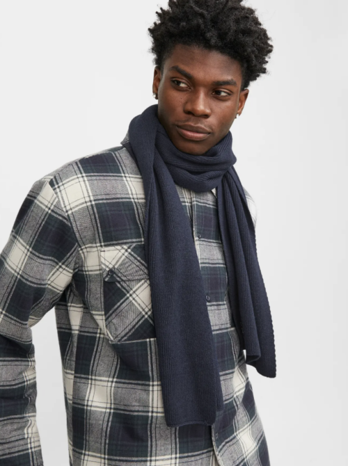 JACDNA KNIT SCARF NAVY BLAZER