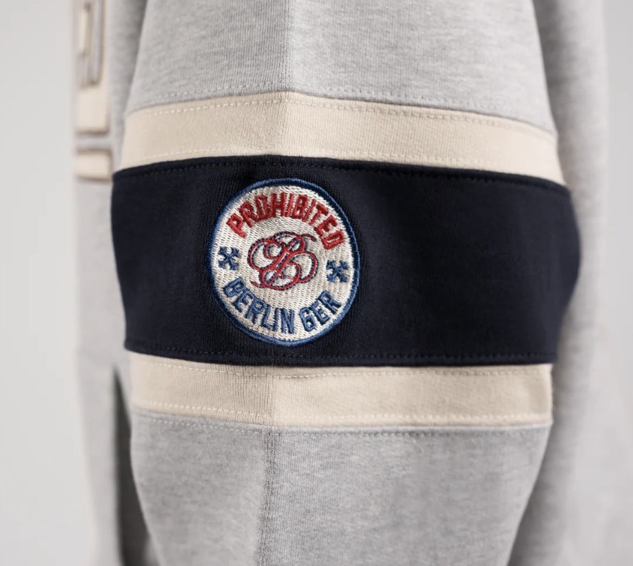 Ice Hockey Hoodie | Grey Melange – Bild 6