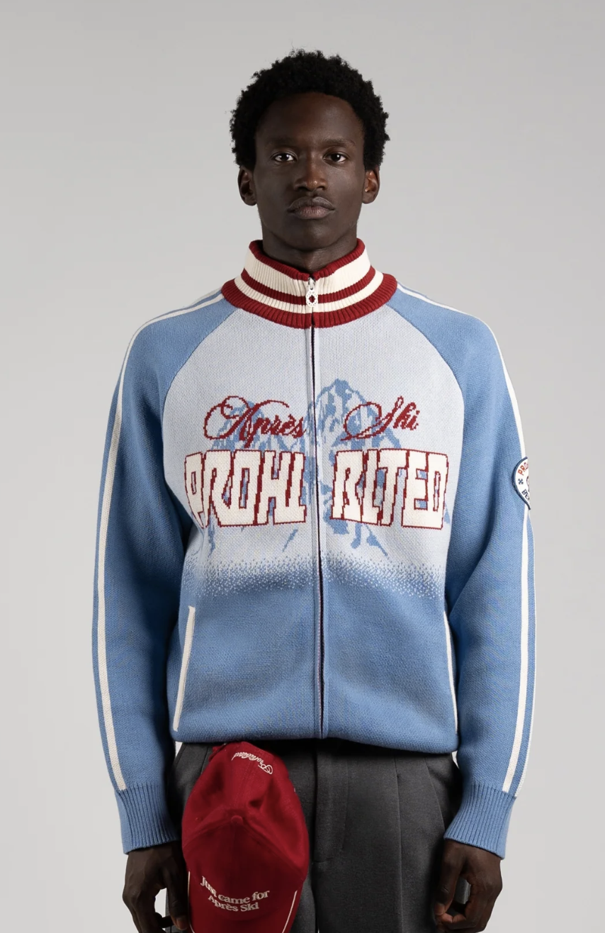 Mountain Knit Jacket | Light Blue – Bild 2
