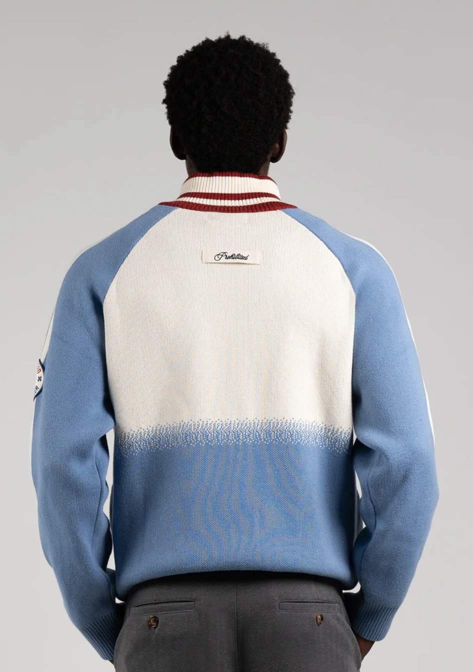 Mountain Knit Jacket | Light Blue – Bild 3