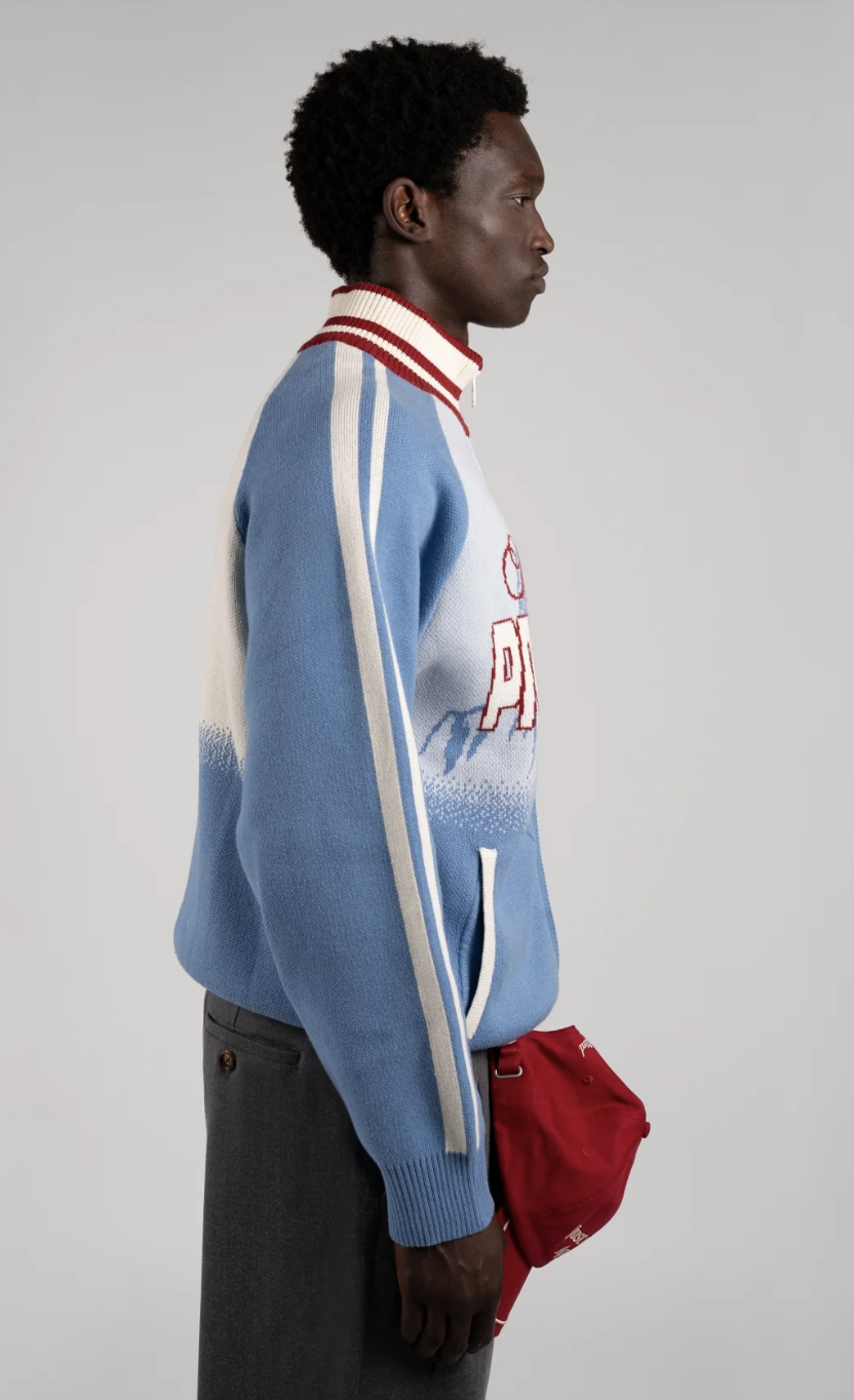 Mountain Knit Jacket | Light Blue – Bild 4