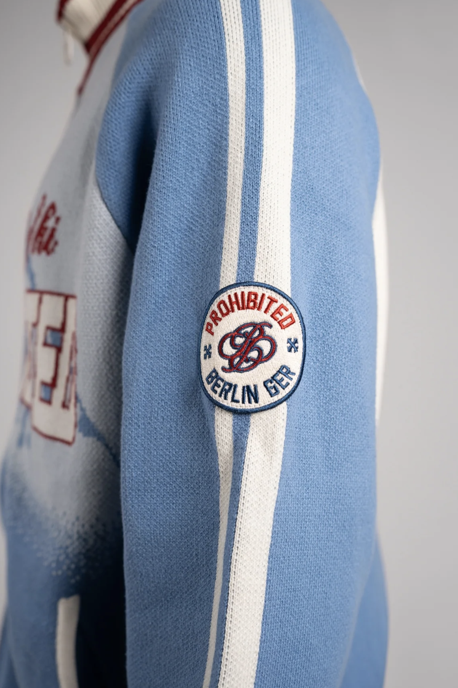 Mountain Knit Jacket | Light Blue – Bild 5
