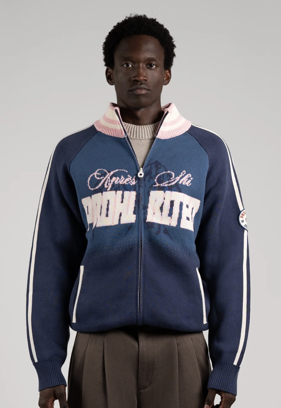 Mountain Knit Jacket | Dark Blue