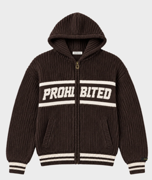 Snowboard Knit Jacket | Dark Brown