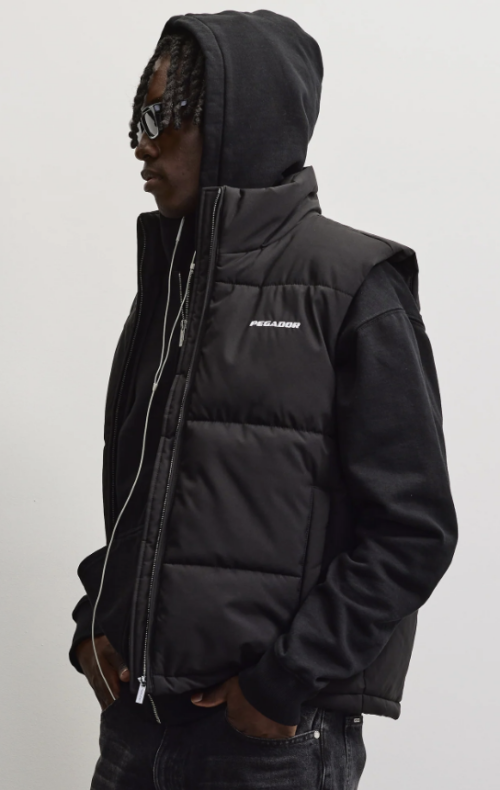 Landin Puffer Vest Black